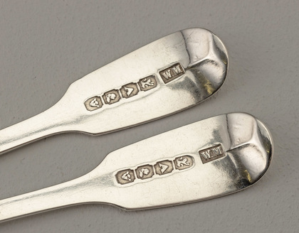 Cape Silver Konfyt Forks (Pair) - Cape Stub, William Moore